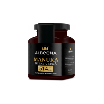 Miere de manuka cruda MGO 514+ 200gr ALBEENA Miere de manuka cruda MGO 514+ 200gr ALBEENA