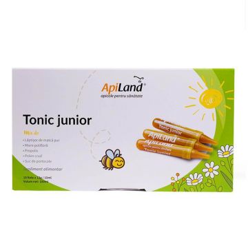 Tonic Junior Apiland, 20 fiole x 10 ml, natural